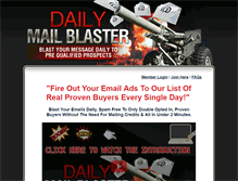 Tablet Screenshot of dailymailblaster.com